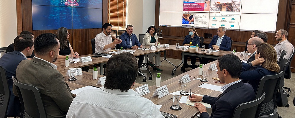 reunião com o prefeito Ricardo Nunes no gabinete da Prefeitura