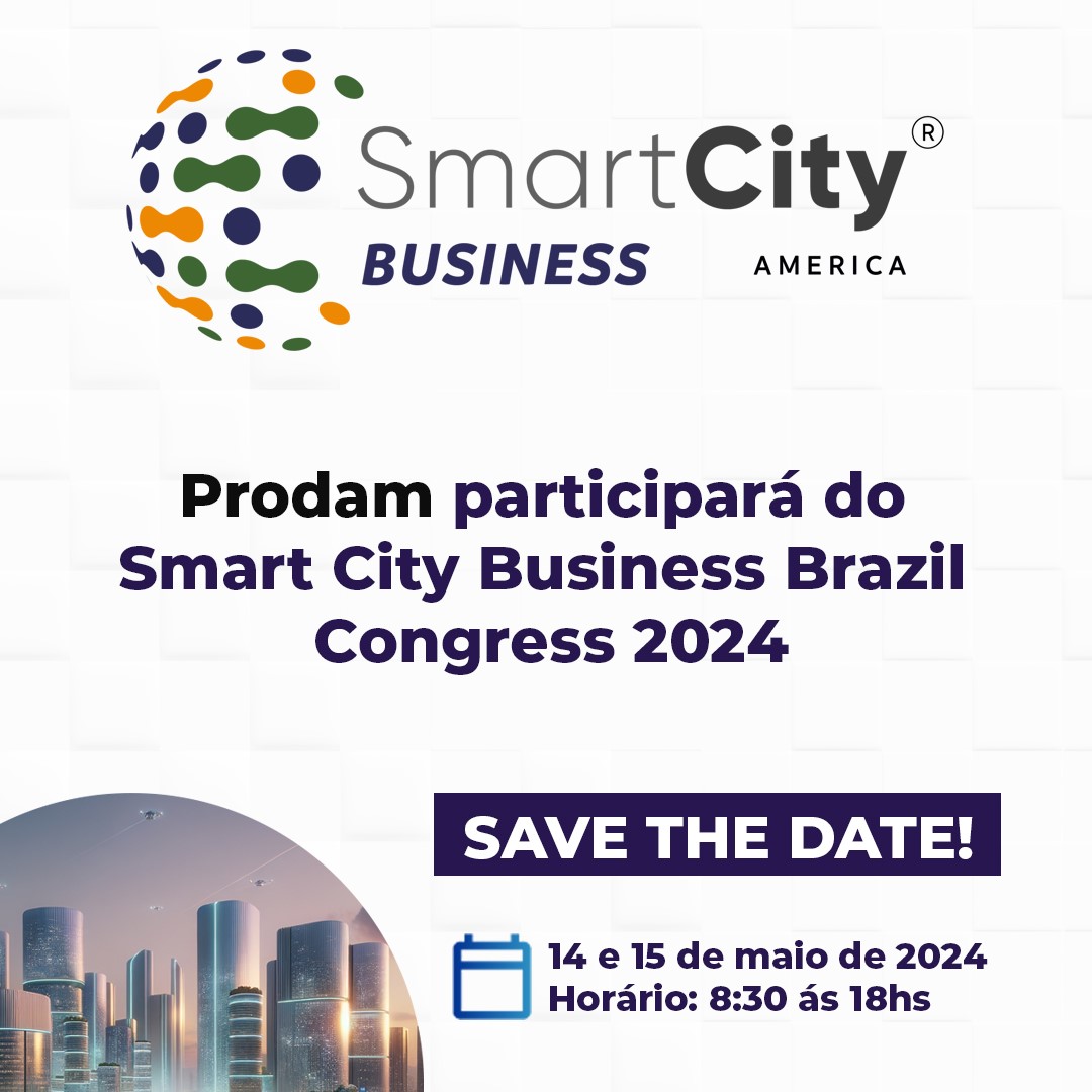 Prodam participará do Smart City Business Brazil Congress