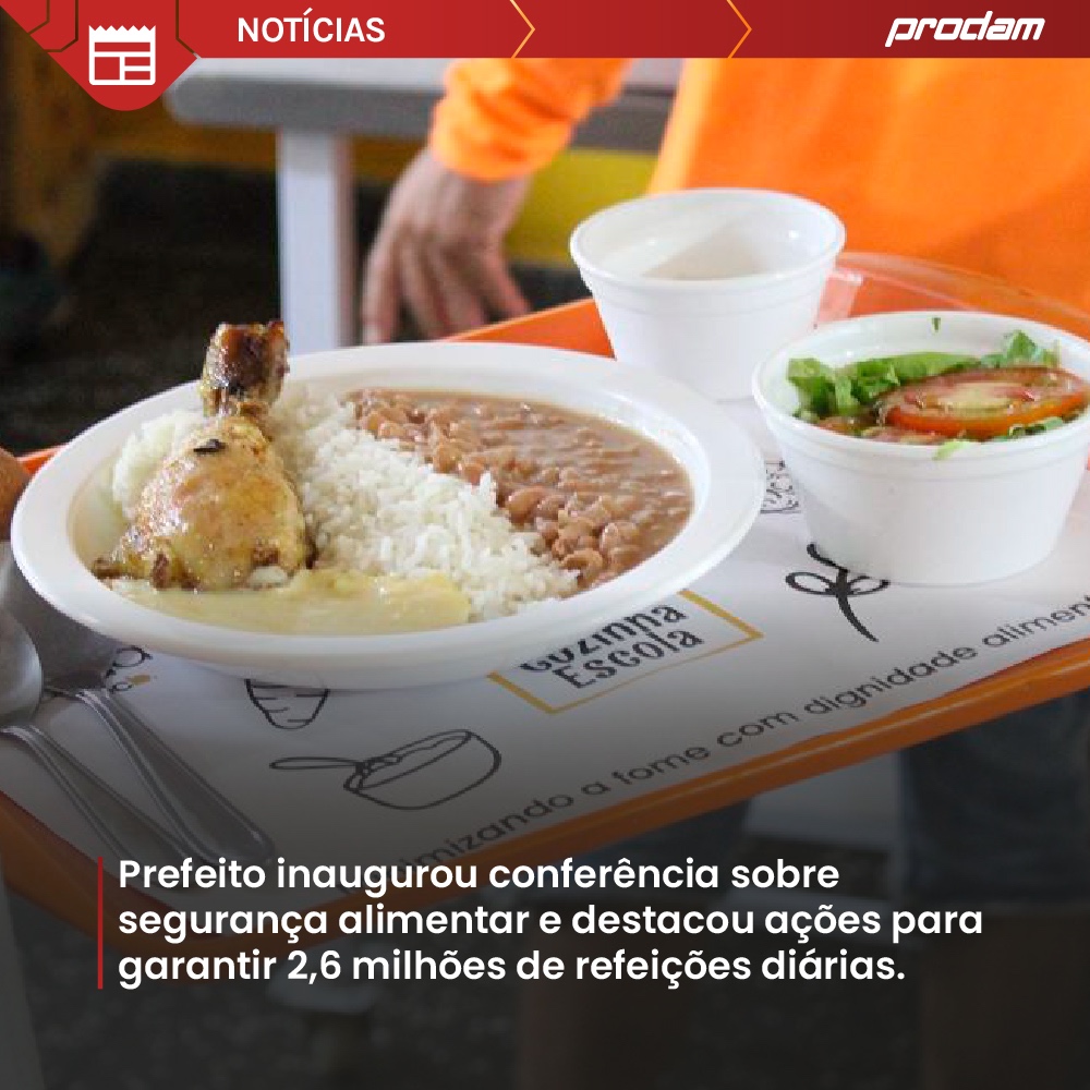 Prefeito inaugura Conferência Internacional sobre Segurança Alimentar