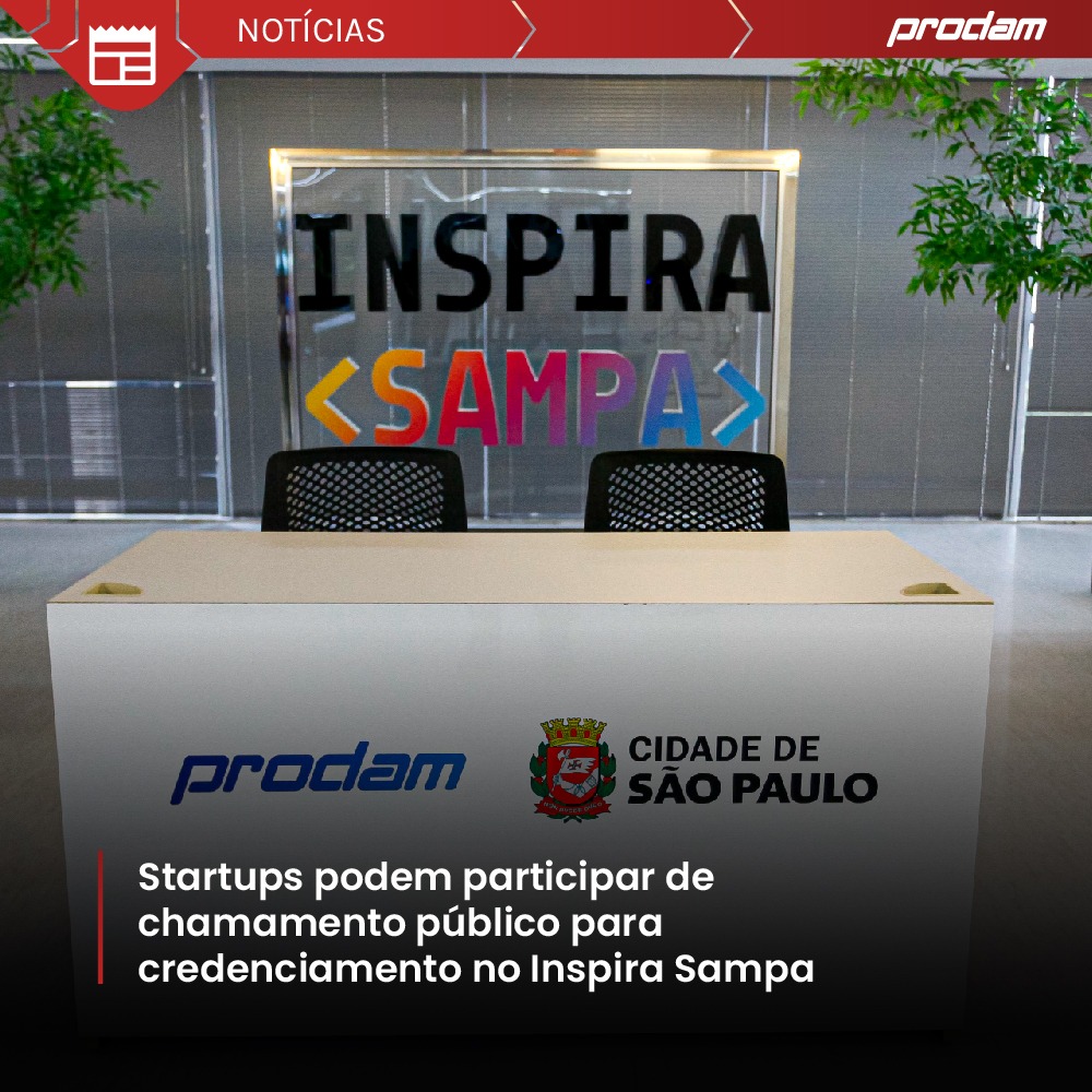 Startups podem participar do processo de inscrição no Inspira Sampa