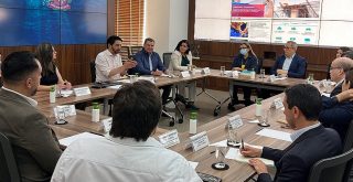 reunião com o prefeito Ricardo Nunes no gabinete da Prefeitura