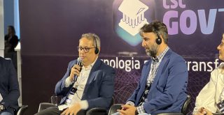 Johann Dantas durante plenárias do CSC Govtech