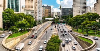 trânsito no Vale do Anhangabaú