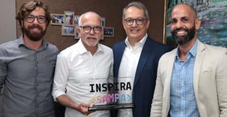 Walter Andrade, Edvaldo Nogueira e Johann Dantas