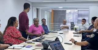 Equipes de negócios, desenvolvimento e do Inspira Sampa recebem secretária de segurança urbana e equipe