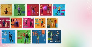 imagem ilustrando os 17 objetivos de desenvolvimento sustentável